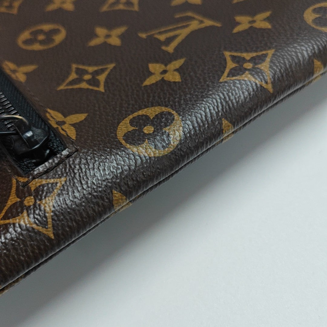 A4 Monogram Coated Canvas Brown
