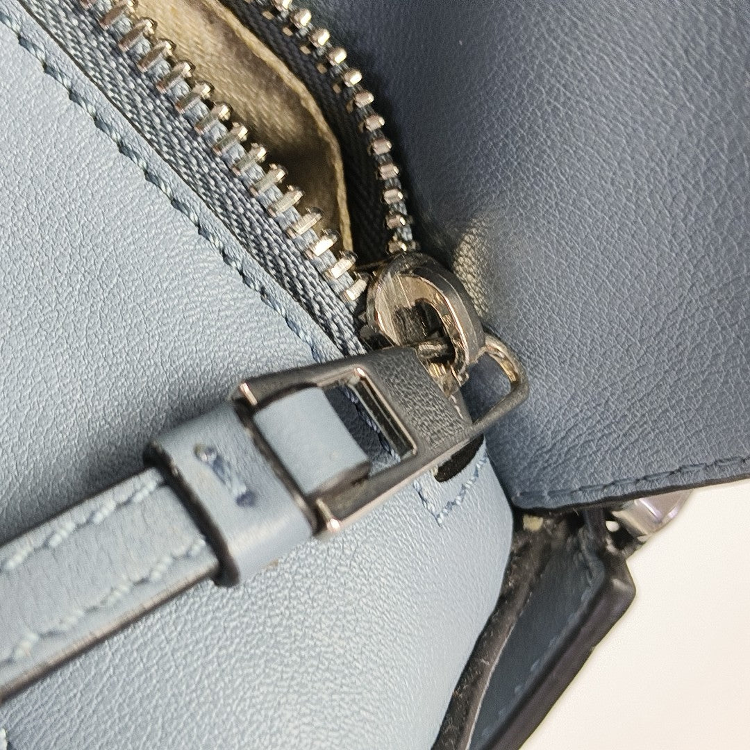 Puzzle Small Calfskin Blue
