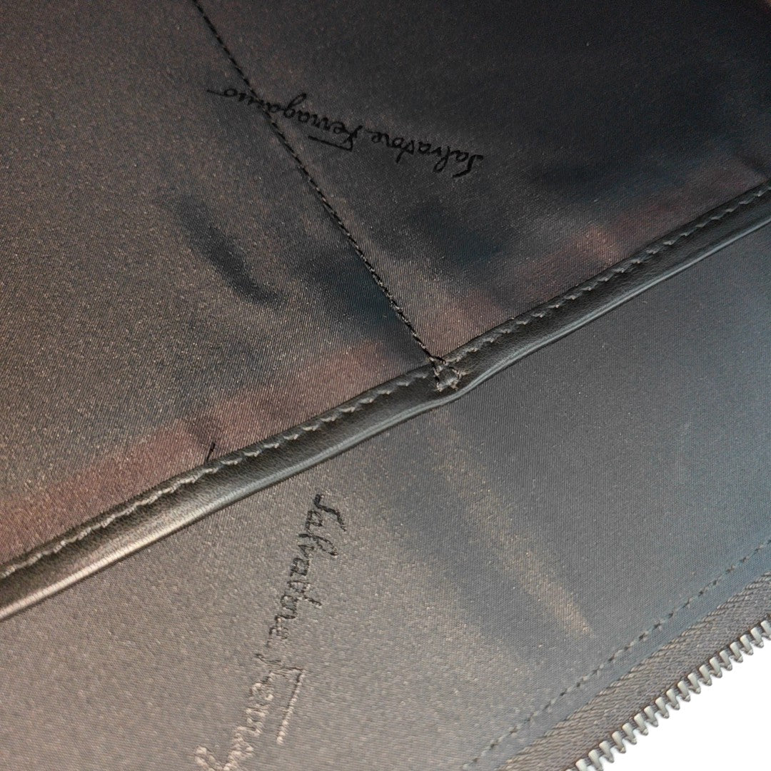 Calfskin Top Handle Bag Black