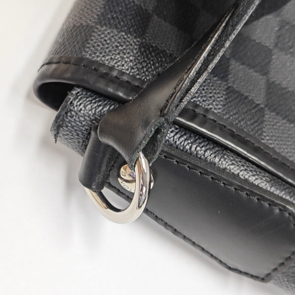 DANIEL GM Damier Graphite Coated Canvas Gray