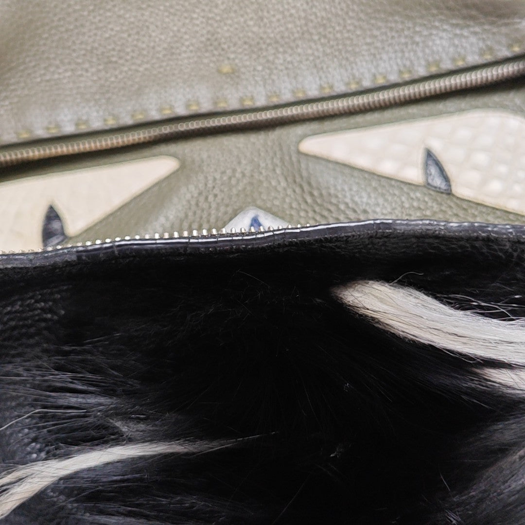 Monster Calfskin Green