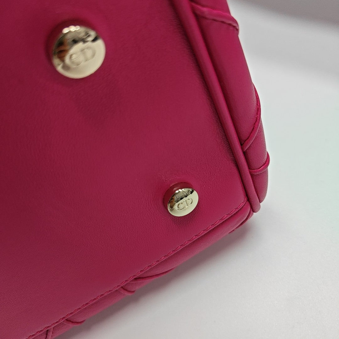 Granville Cannage Calfskin Red