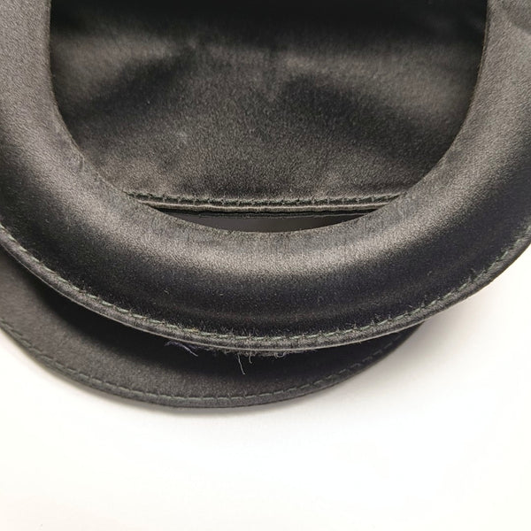Authenticated pre-owned  Lady Dior Mini Silk Satin Black - Tote Bag at Looply
