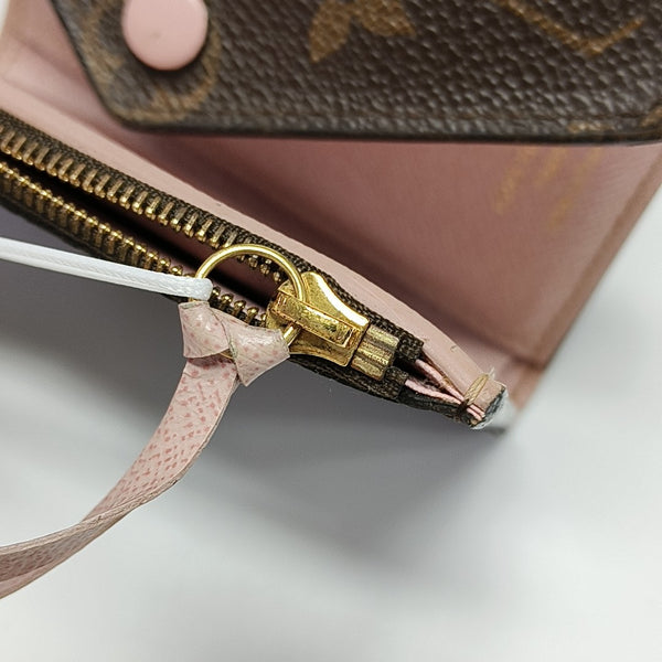 VICTORINE Monogram Coated Canvas Brown Wallet