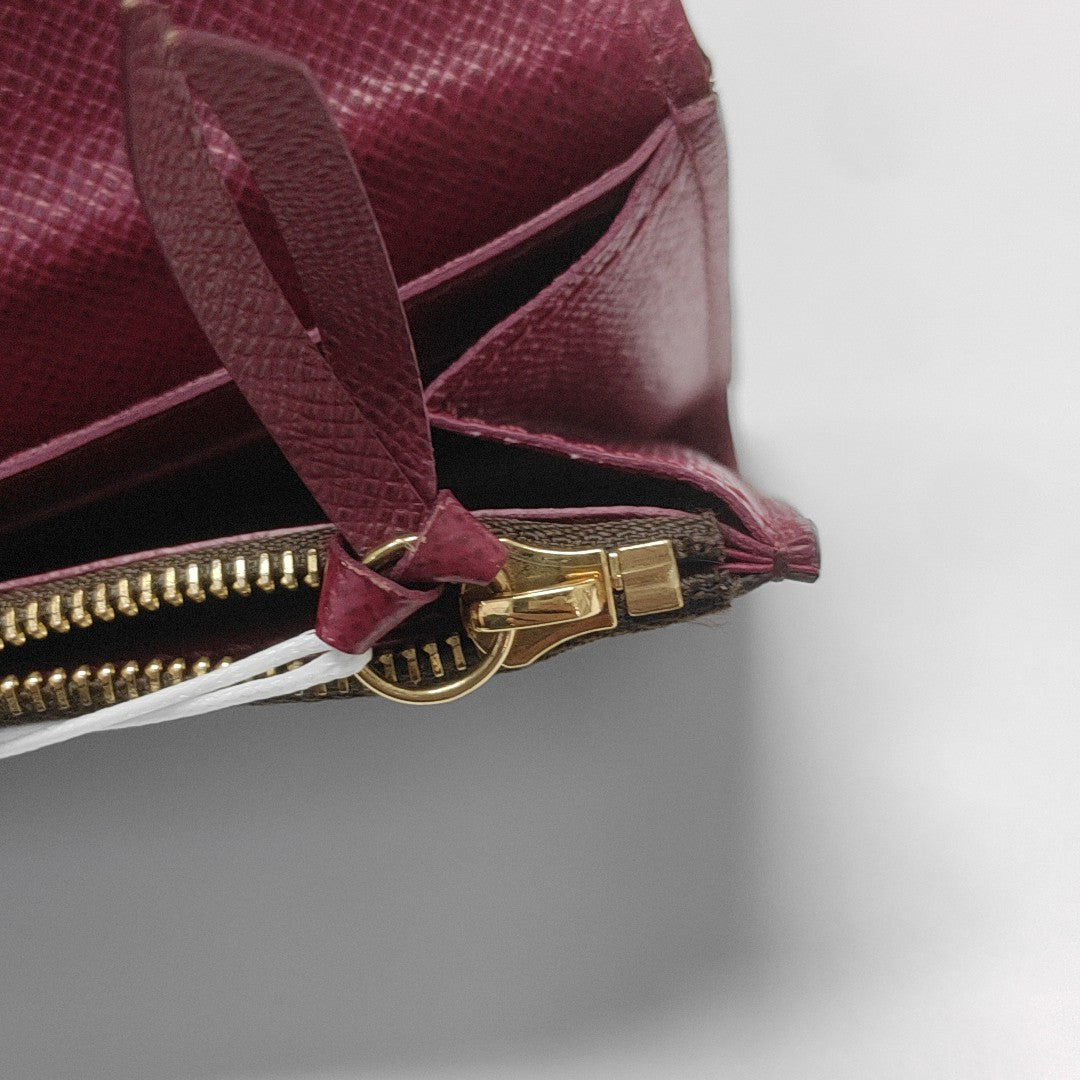 ROSALIE Monogram Coated Canvas Brown Wallet