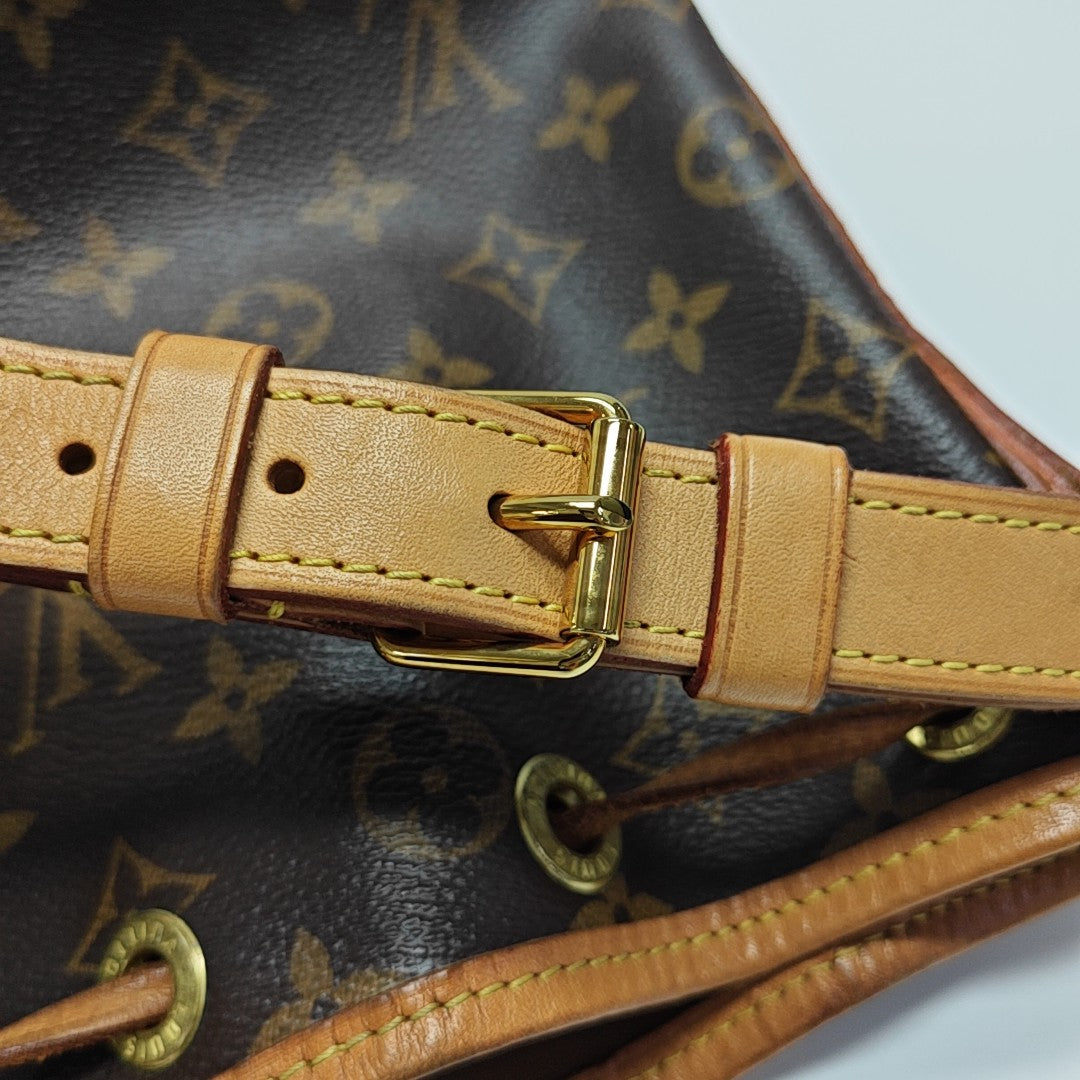 NOÉ BB Monogram Coated Canvas Brown