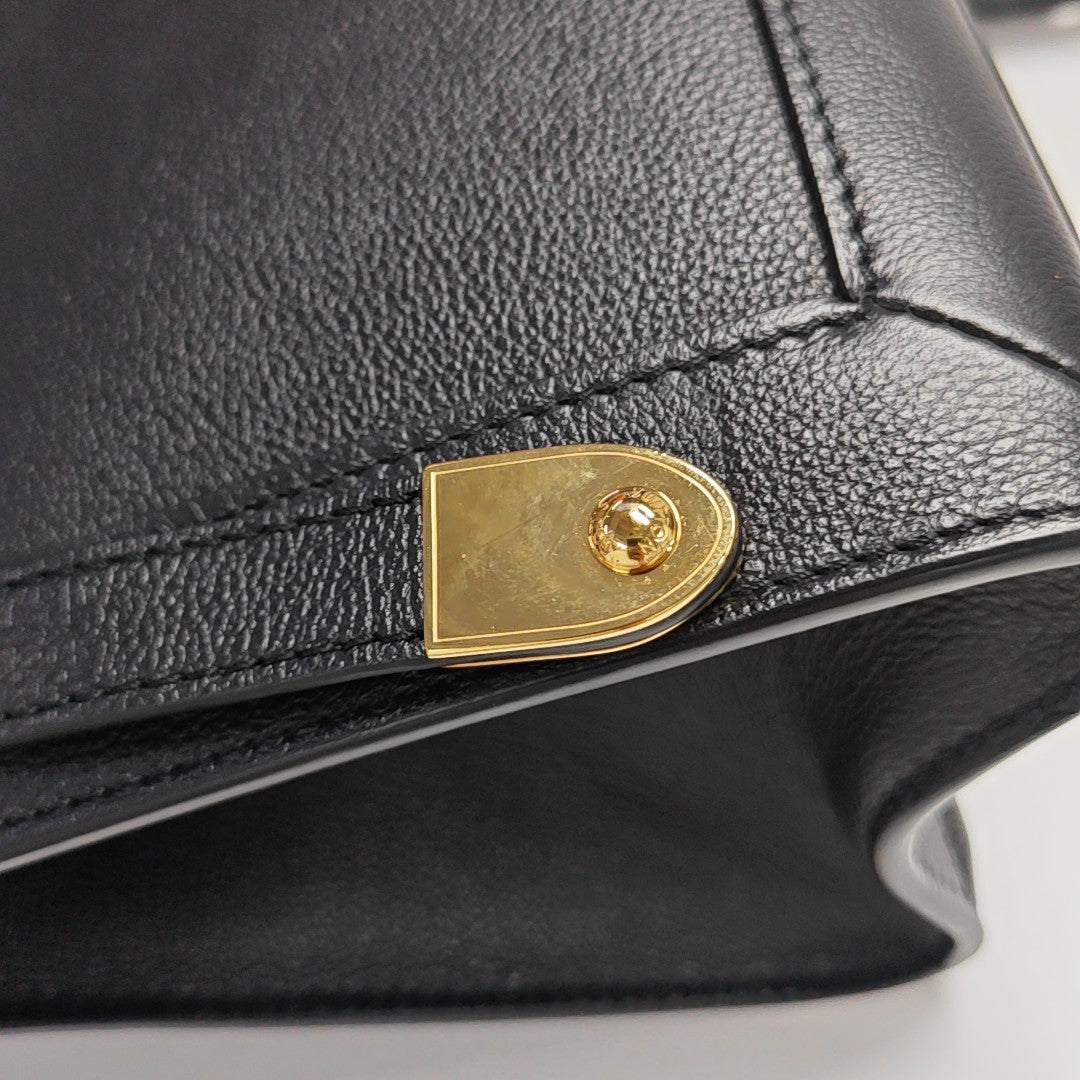 CITY STEAMER PM Calfskin Black
