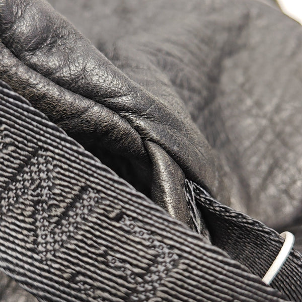 Leather Backpack Black