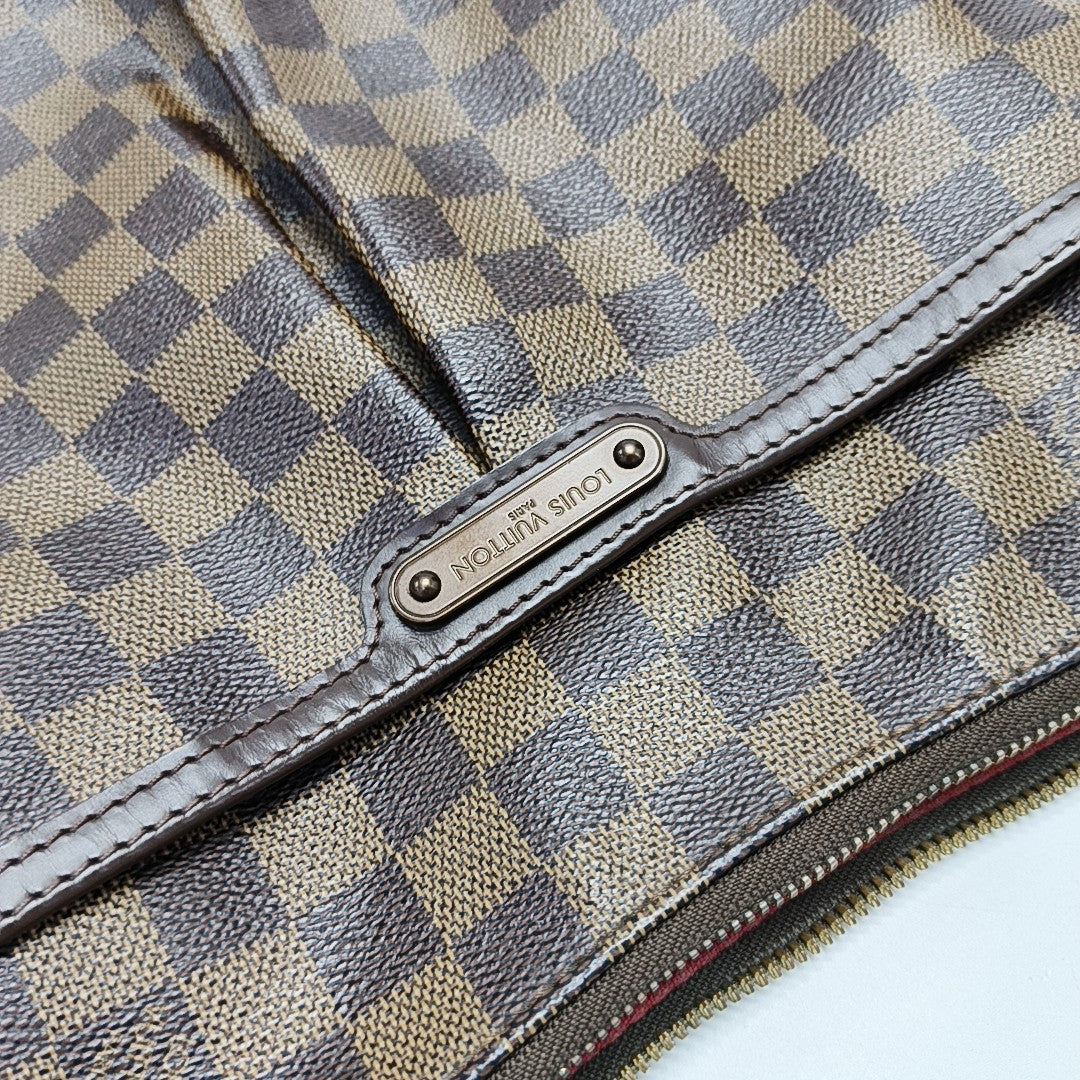 BLOOMSBURY PM Damier Ebene Coated Canvas Brown