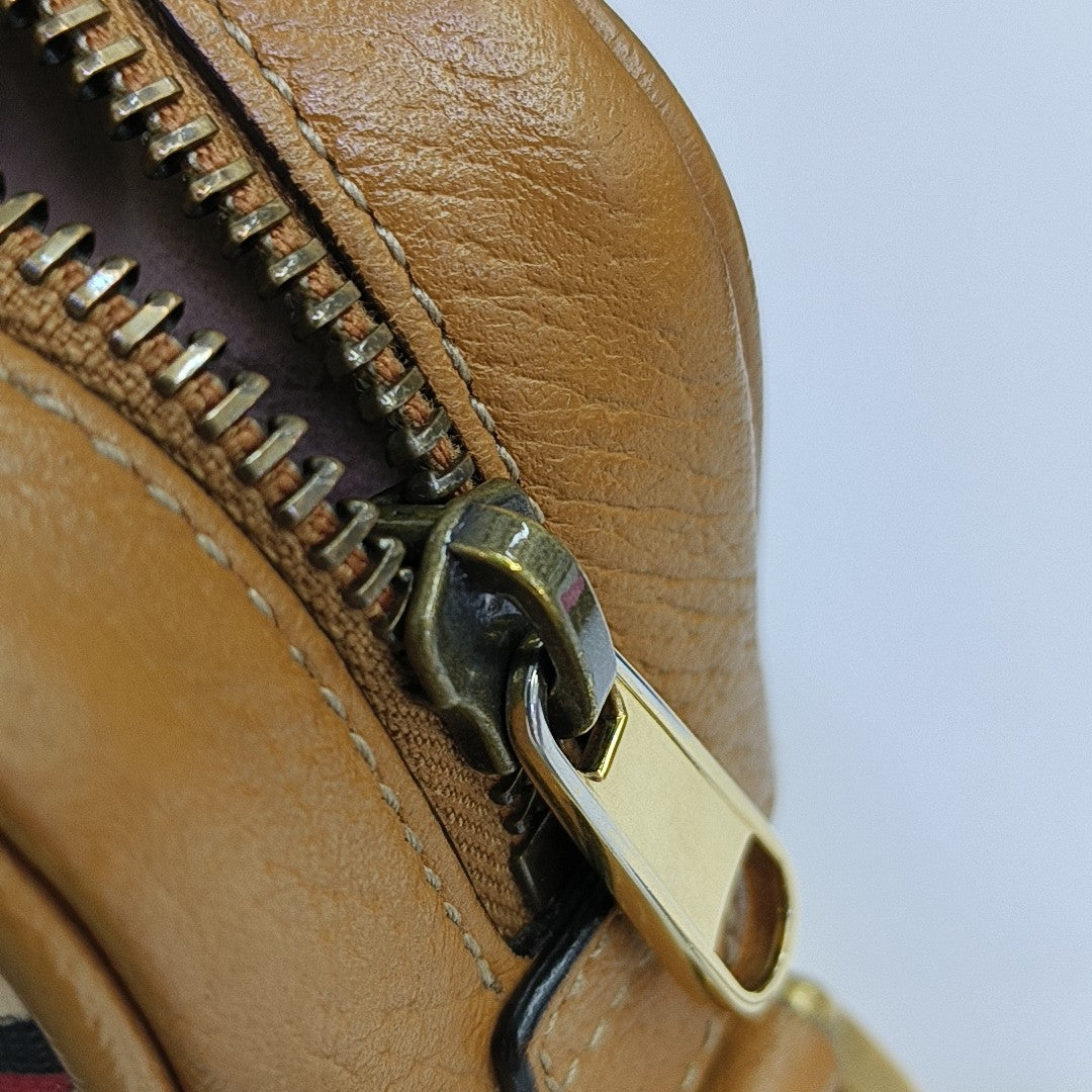 Disney X Gucci Mini Monogram Coated Canvas Brown