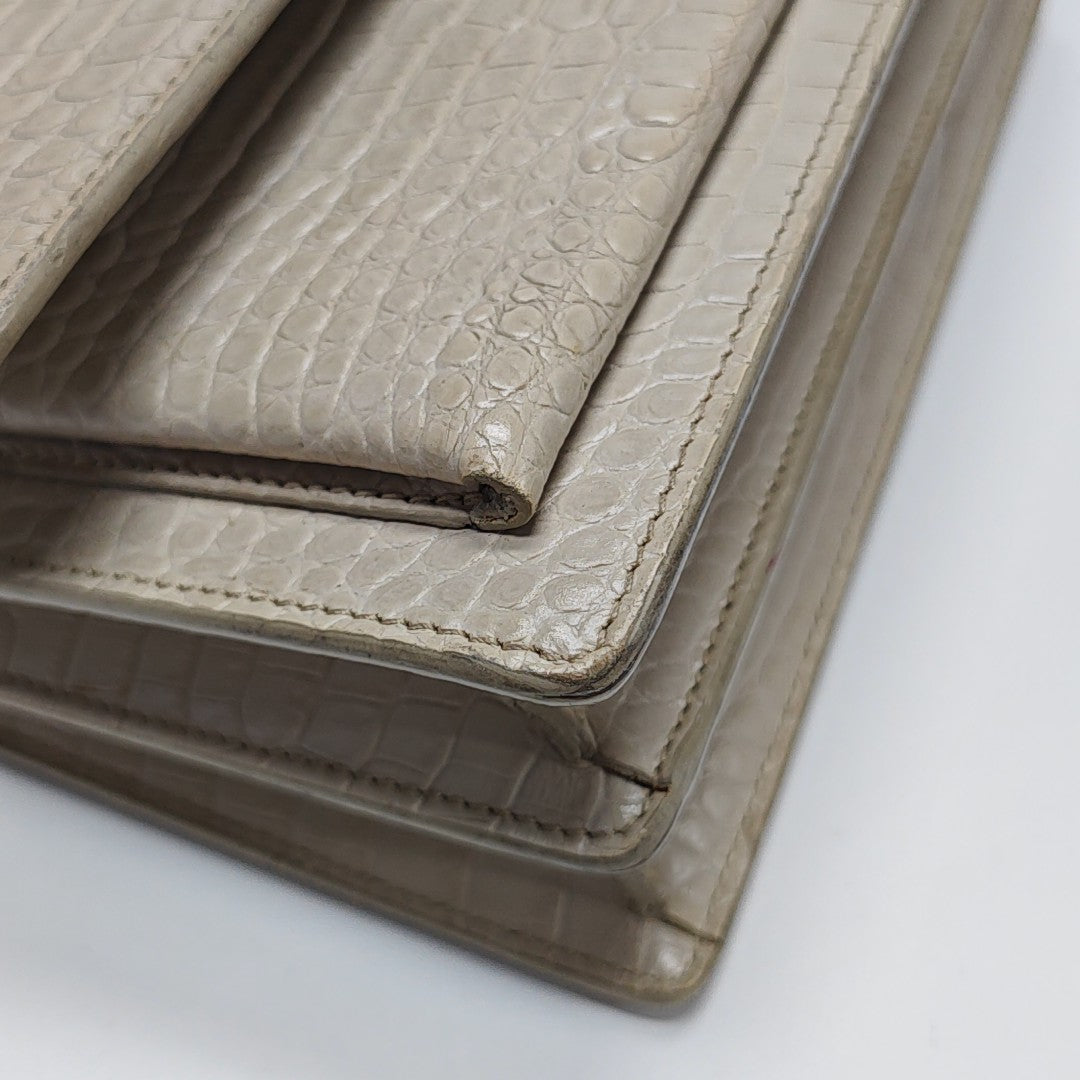 SUNSET Medium Calfskin Beige