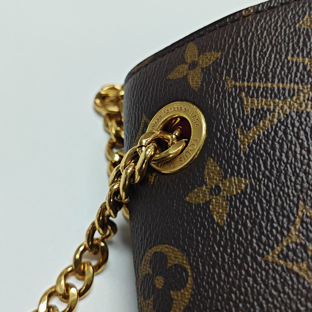 PASSY Monogram Coated Canvas Brown