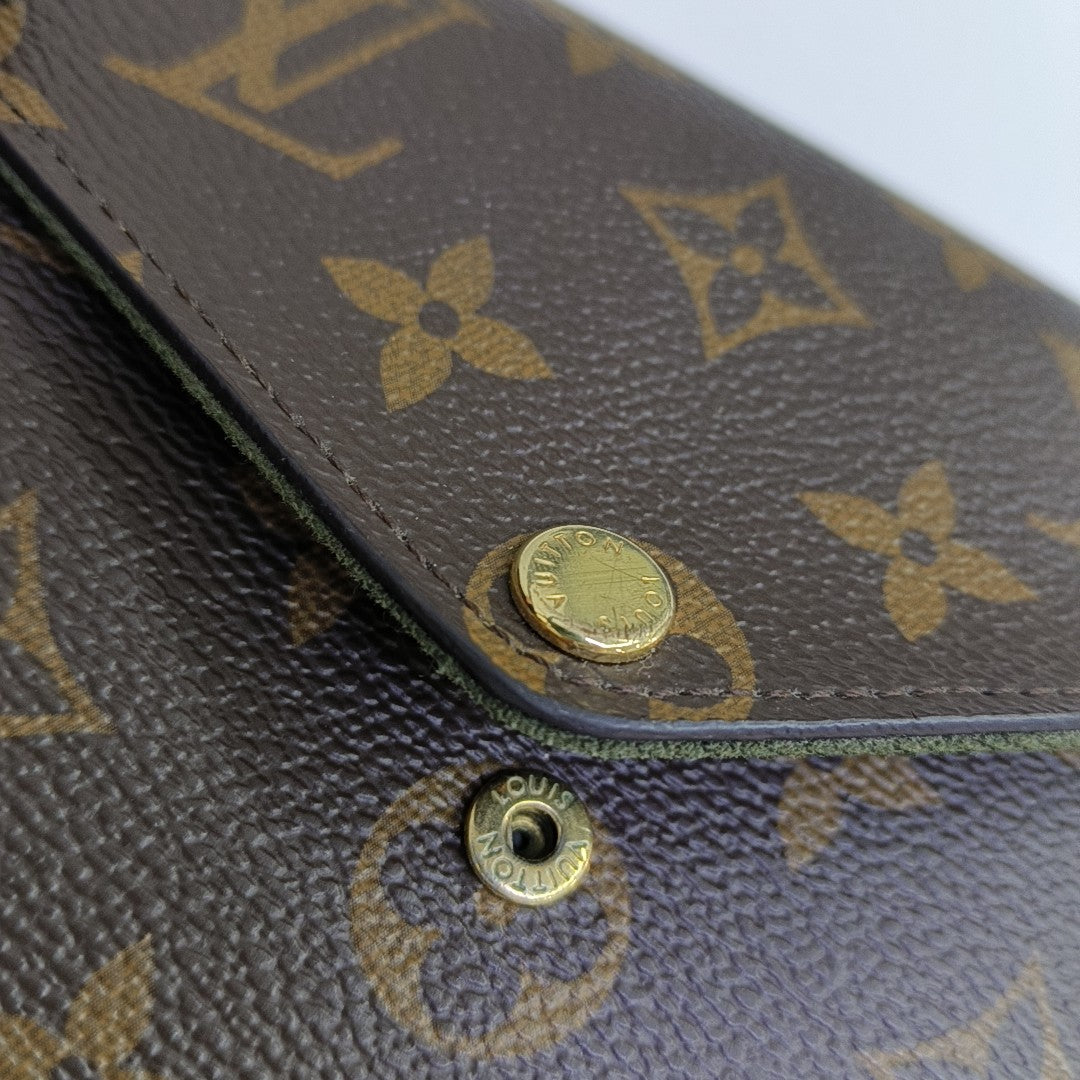FÉLICIE Monogram Coated Canvas Brown