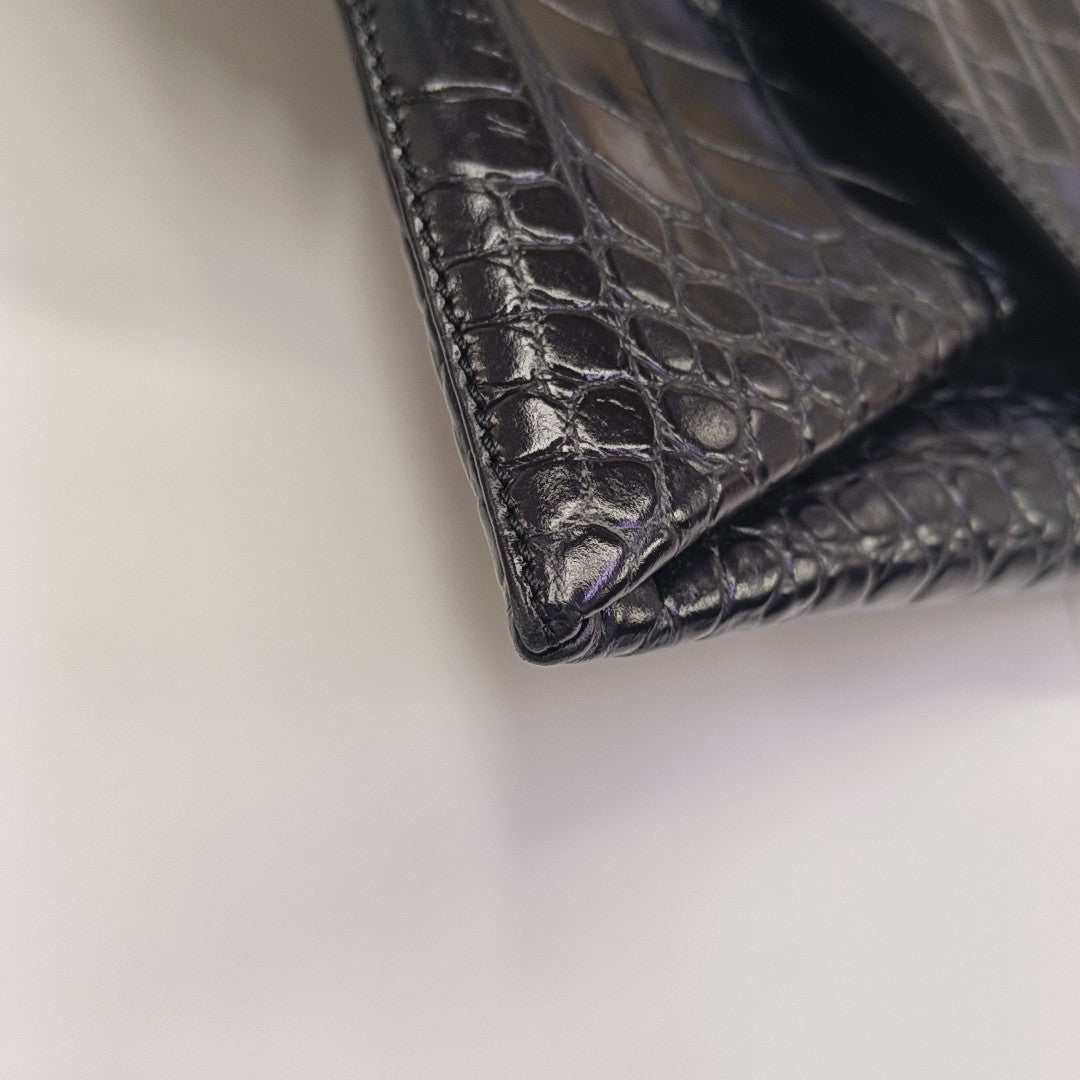 Calfskin Clutch Black
