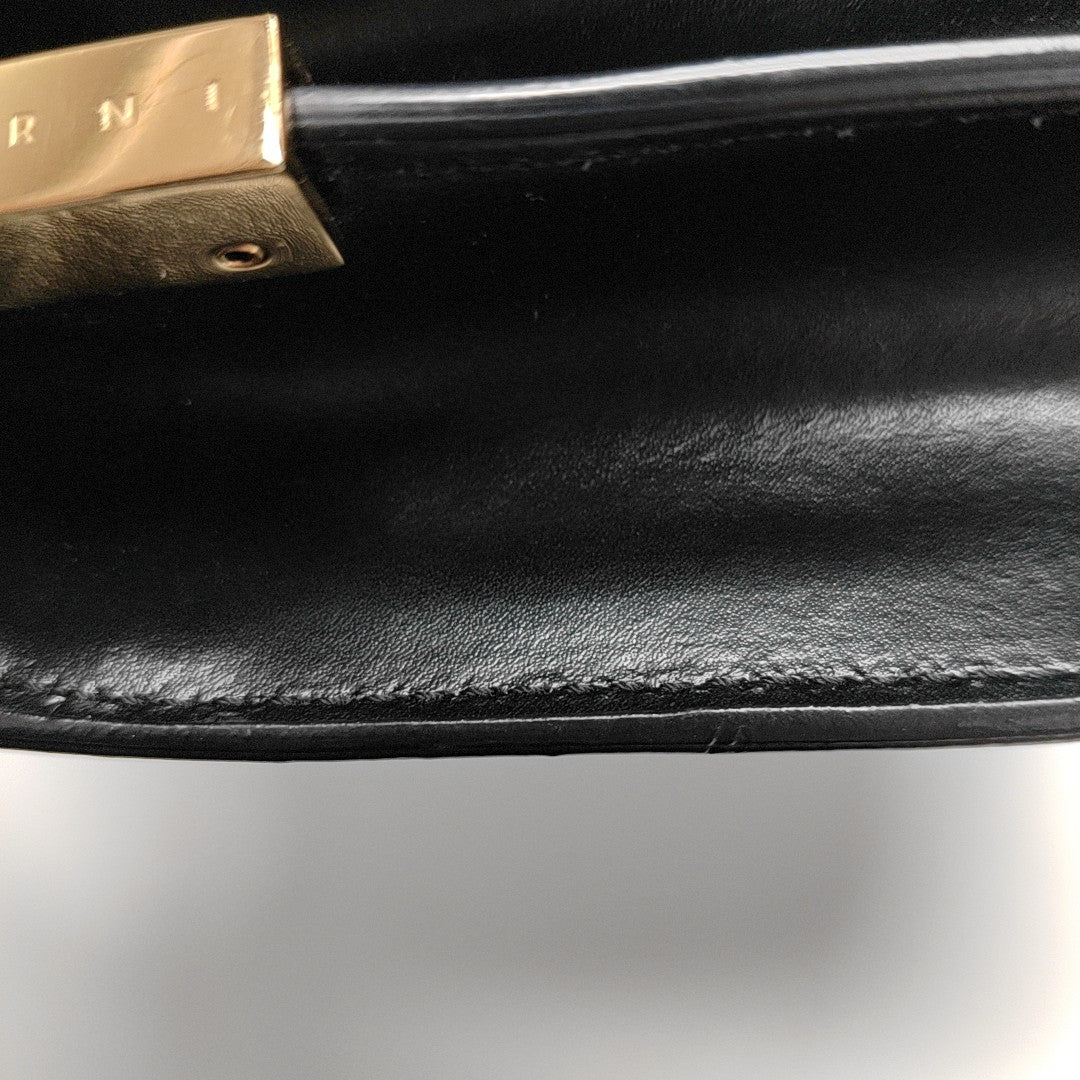Calfskin Shoulder Bag Black