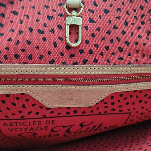 NEVERFULL MM Monogram Coated Canvas Brown