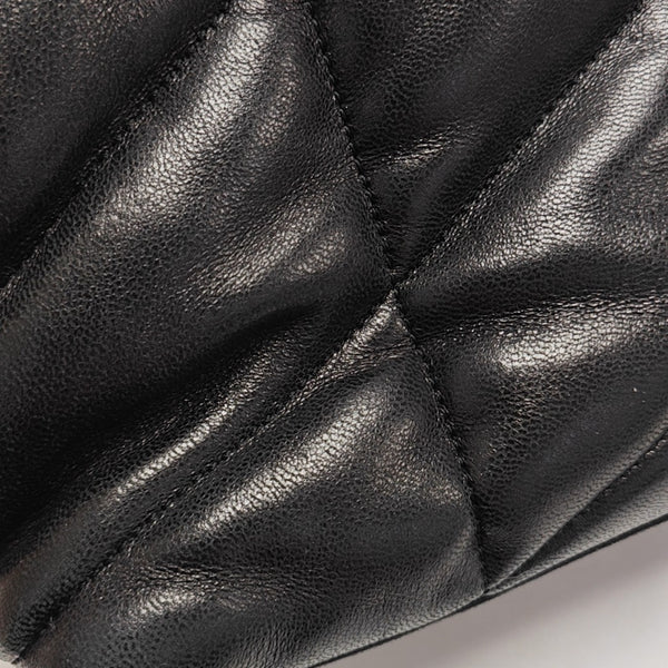 PUFFER Small Quilted Lambskin Black