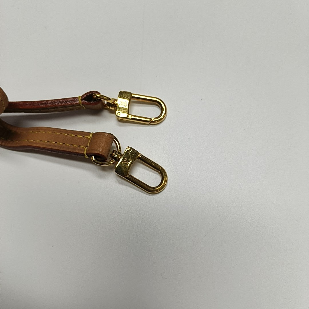 SAC PLAT Mini Monogram Coated Canvas Brown