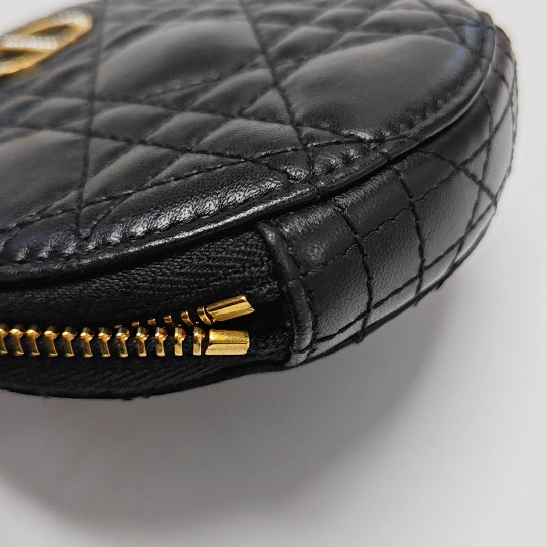 Dior Caro Cannage Lambskin Black