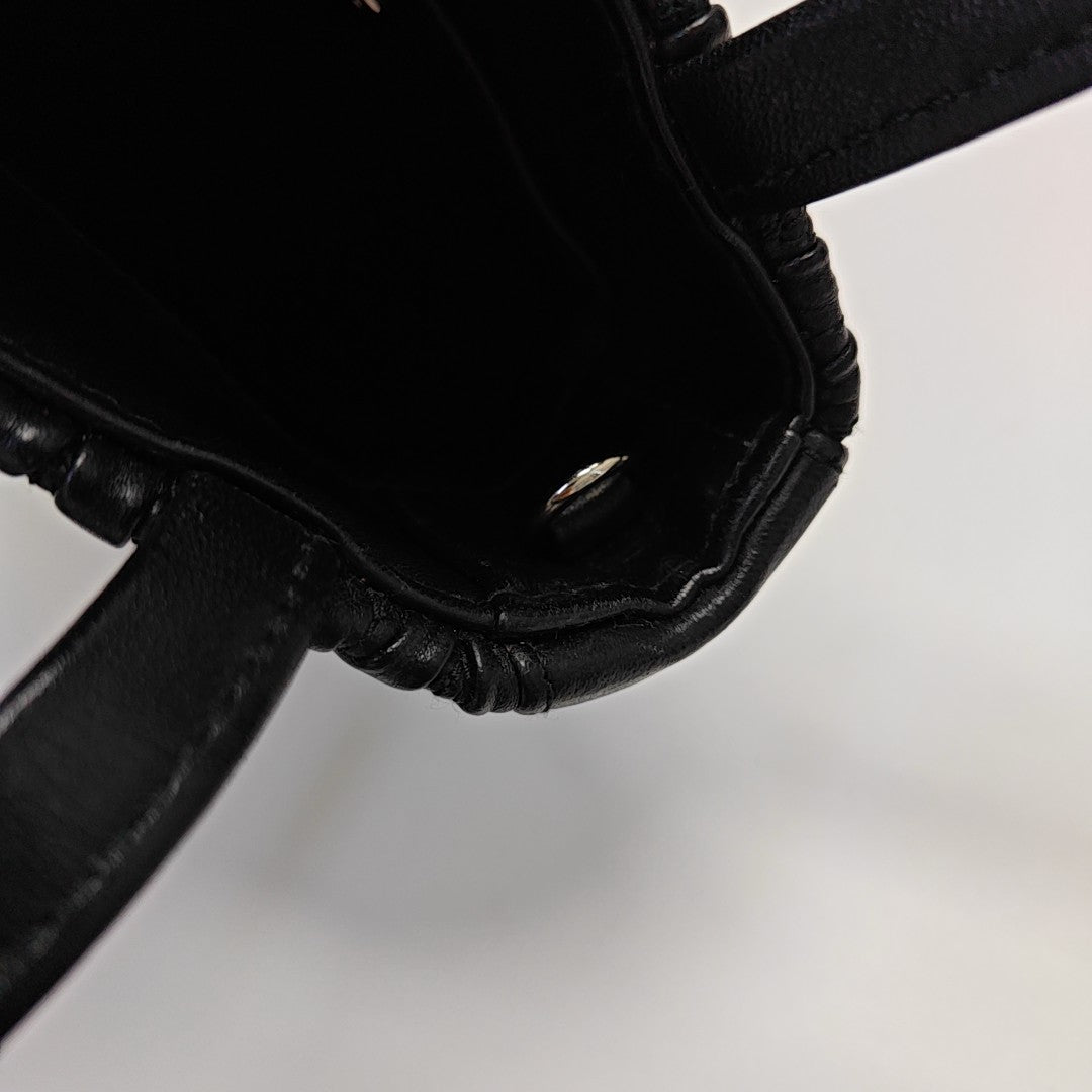 Matelassé Quilted Lambskin Black