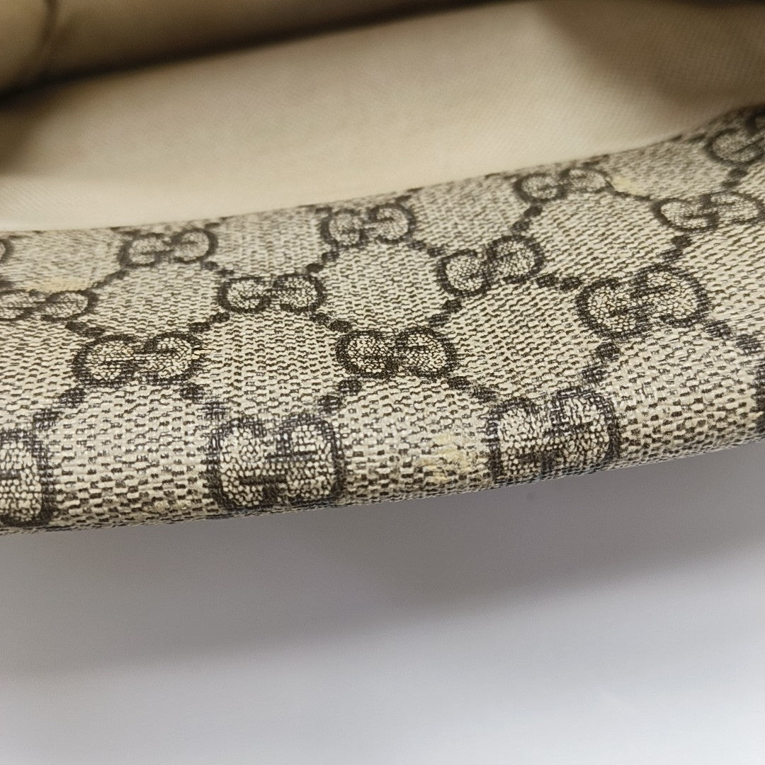 Neo Vintage Small Monogram Coated Canvas Beige