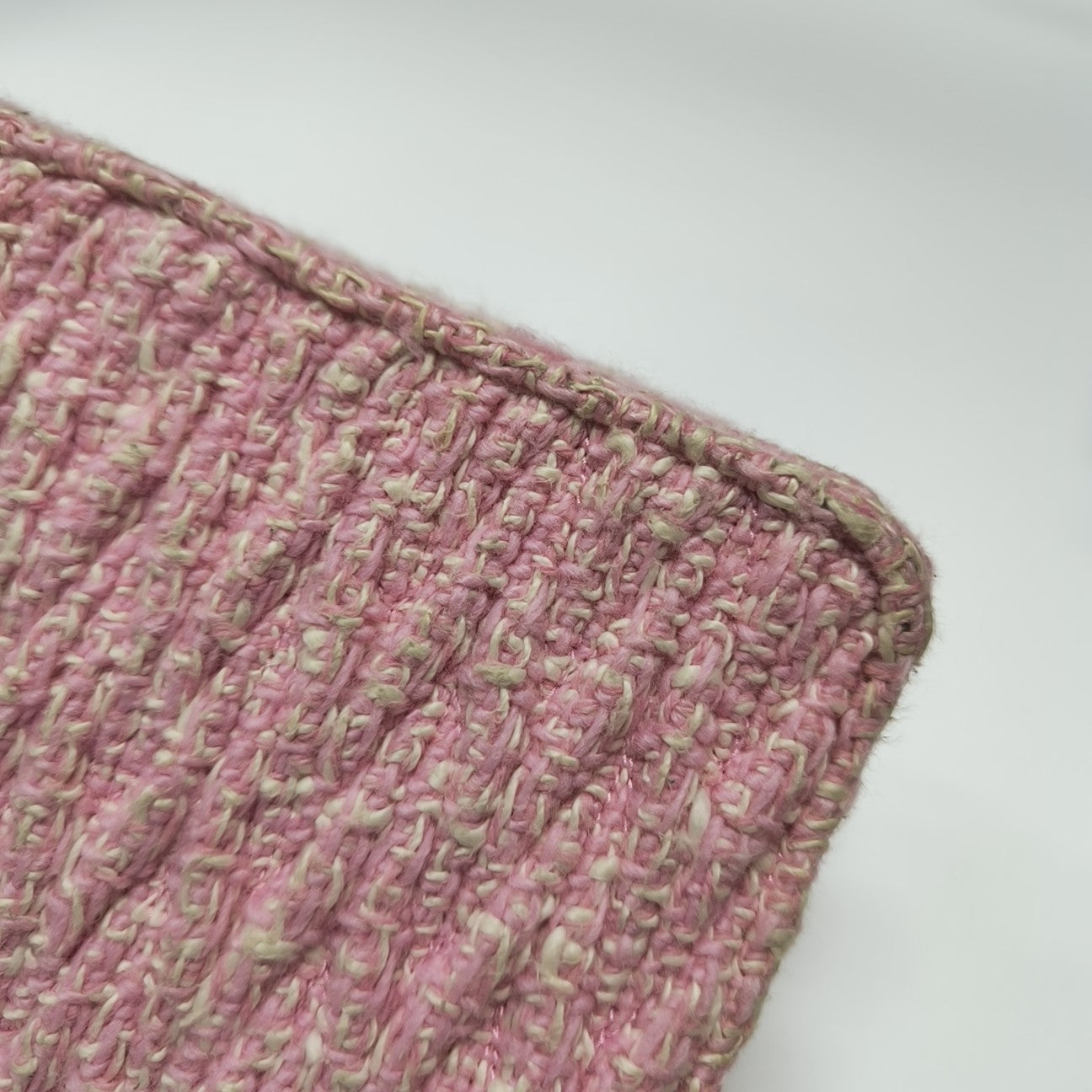 Matelassé Quilted Fabric Pink