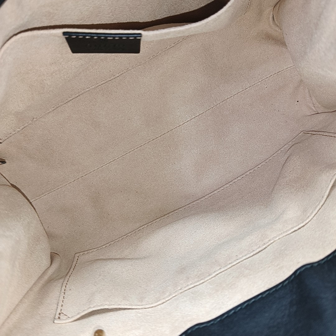 Padlock Small Monogram Coated Canvas Beige