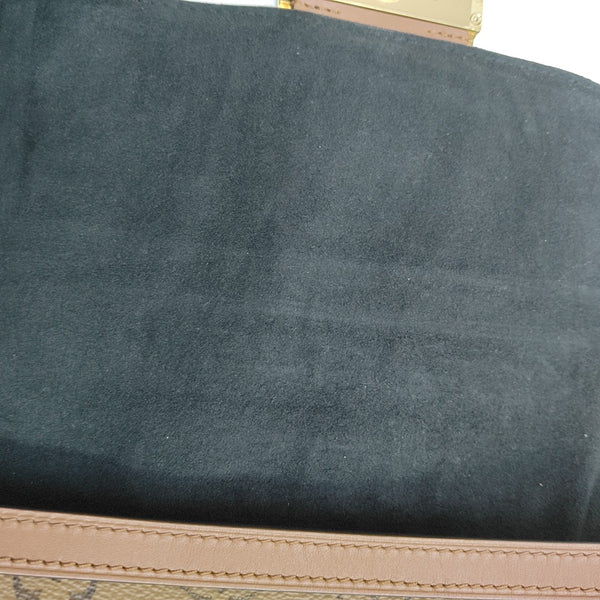 DAUPHINE MM Monogram Coated Canvas Brown