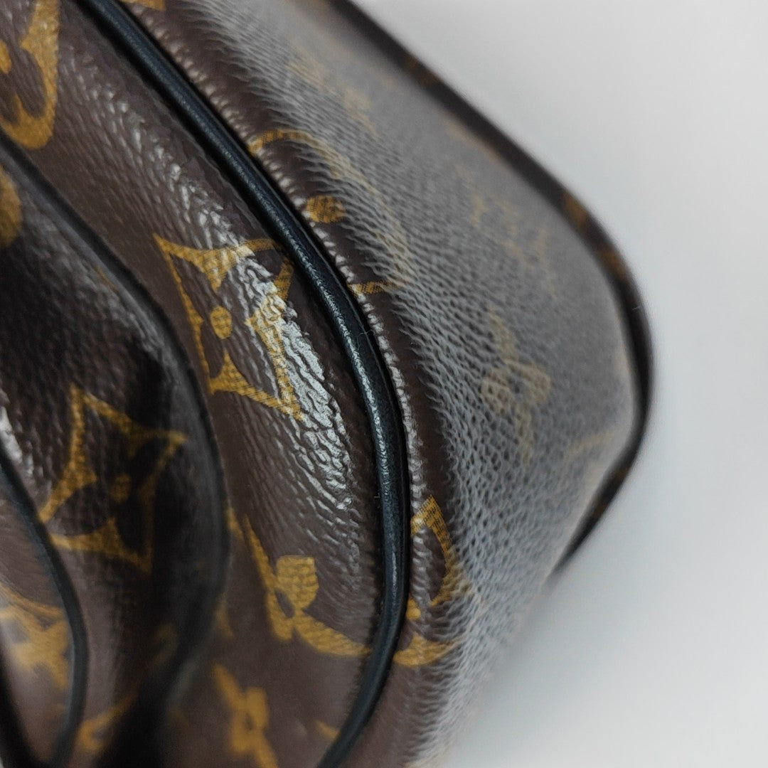 PASSY Monogram Coated Canvas Brown