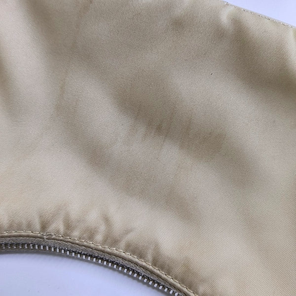 Authenticated pre-owned  Re-Edition2005 Nylon Beige - Crossbody Bag at Looply
