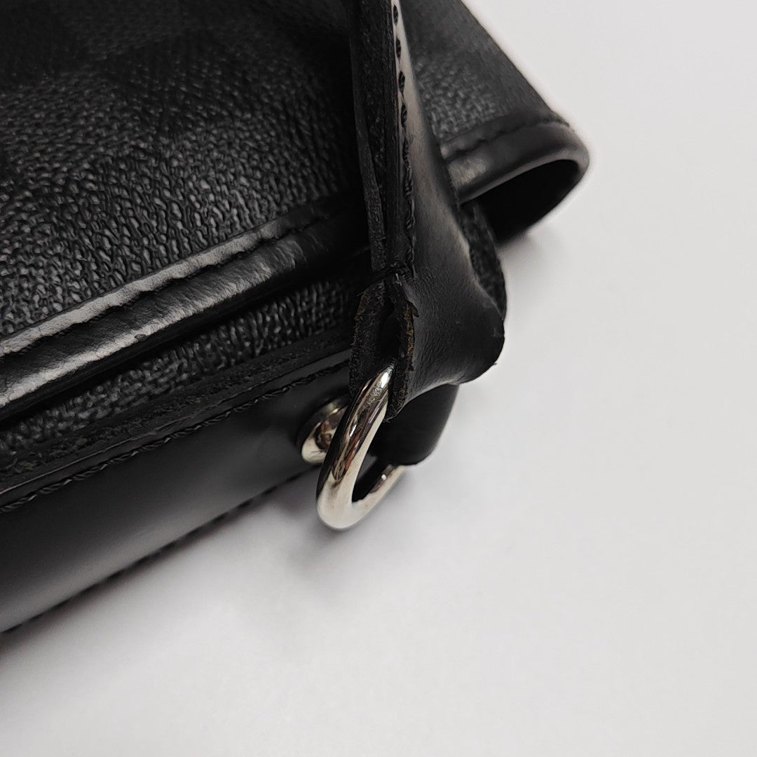 DANIEL MM Damier Graphite Coated Canvas Gray
