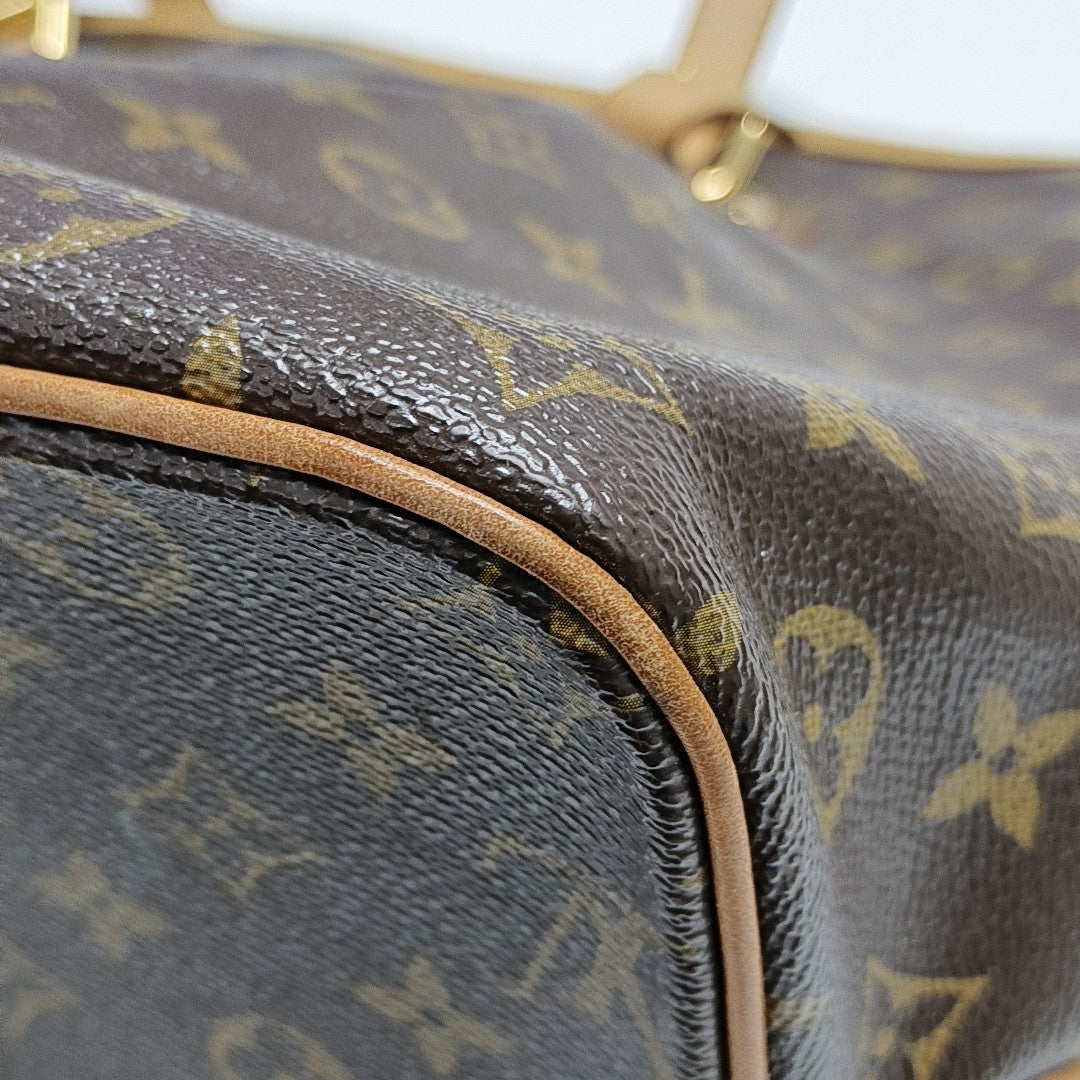 PALERMO GM Monogram Coated Canvas Brown
