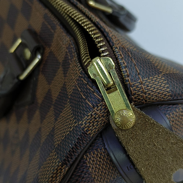 SPEEDY 30 Damier Ebene Coated Canvas Brown