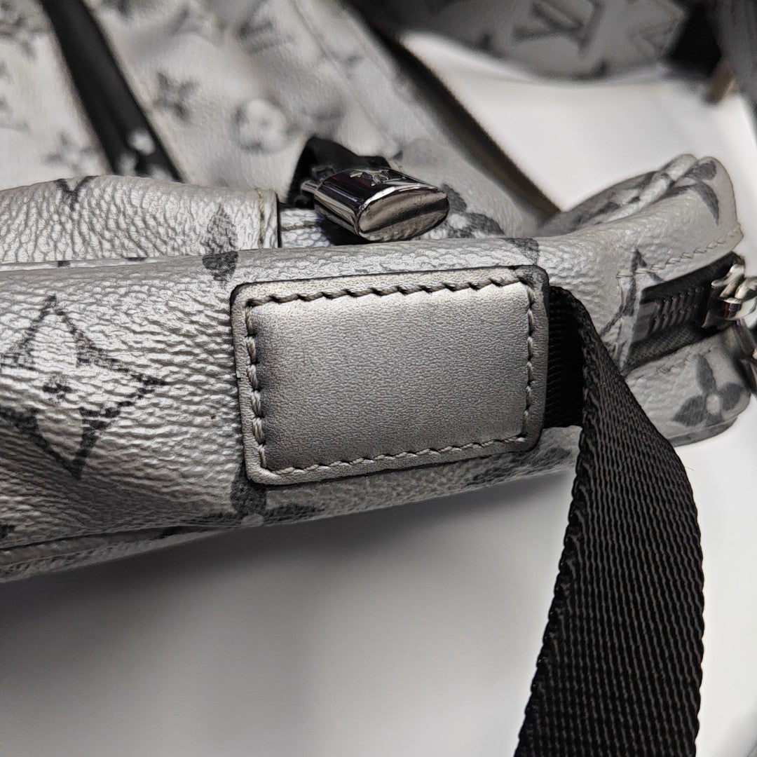 TRIO Monogram Calfskin Gray