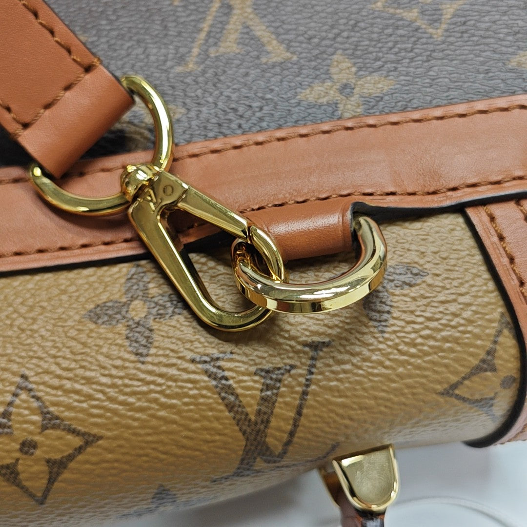 Monogram Coated Canvas PM Brown