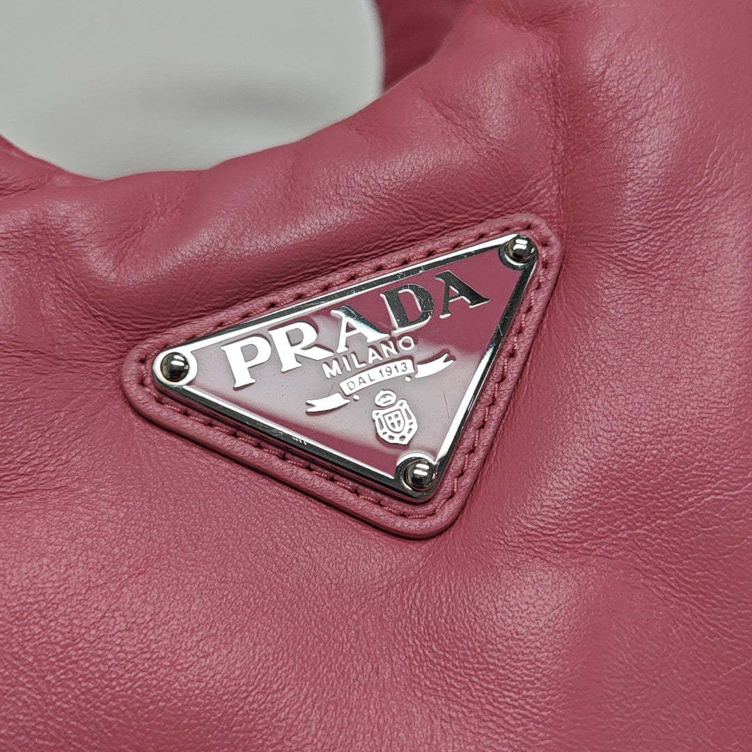 Lambskin Shoulder Bag Mini Pink