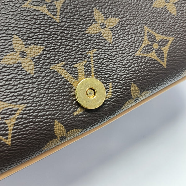 DIANE Monogram Coated Canvas Brown