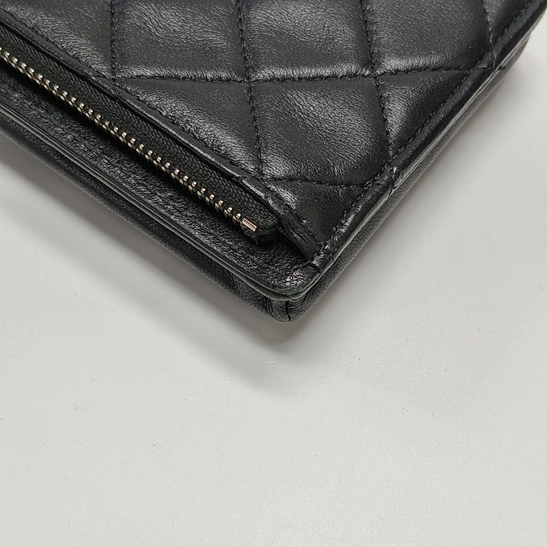 Quilted Lambskin Black
