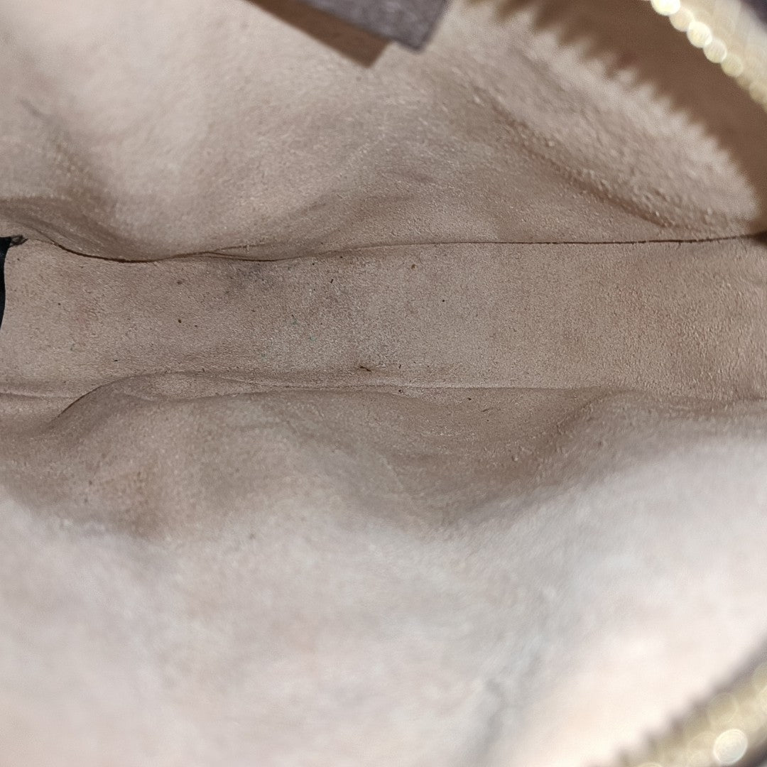 Ophidia Mini Monogram Lona Revestida Beige