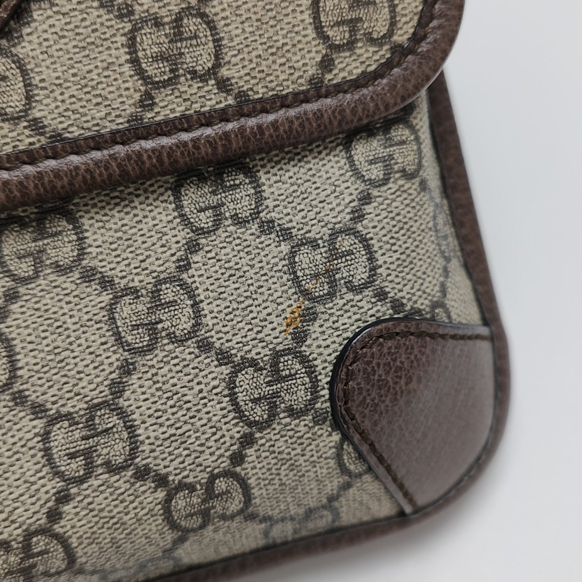 Neo Vintage Small Monogram Coated Canvas Beige