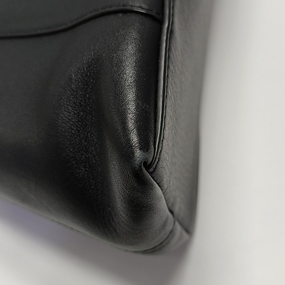 Downtown Small Quilted Calfskin Black