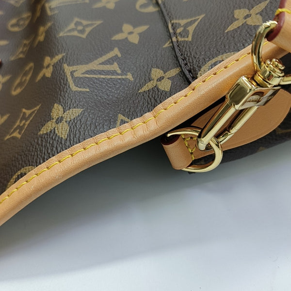 DIANE Monogram Coated Canvas Brown