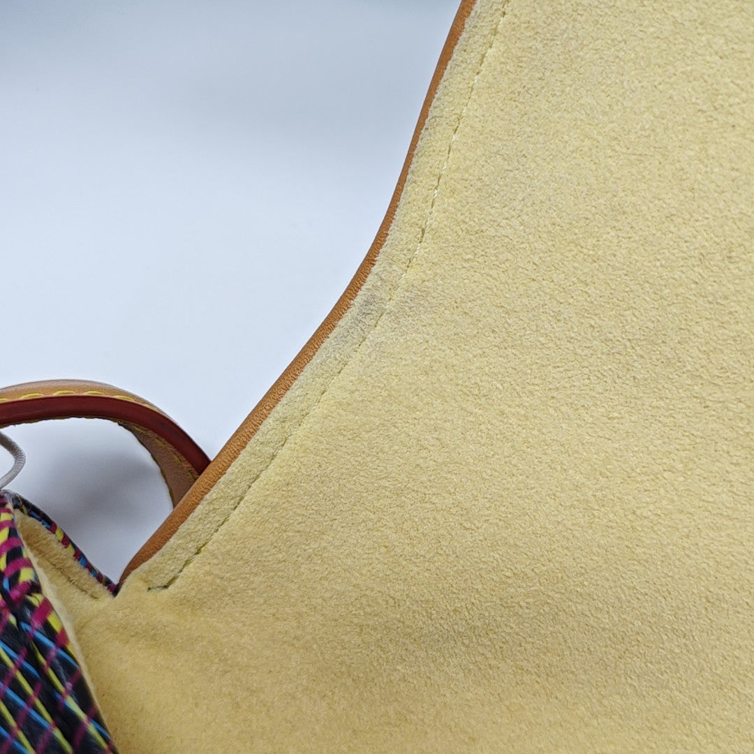 TAMBOURINE Monogram Calfskin Gray