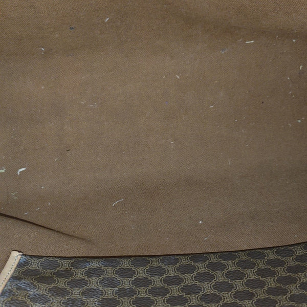 Coated Canvas Tote Bag Brown