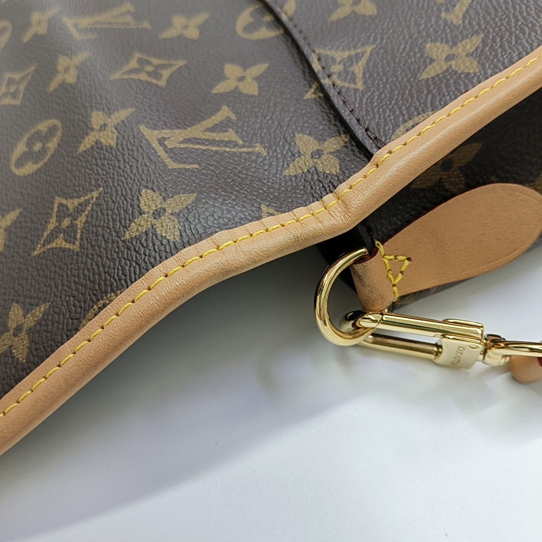 DIANE Monogram Coated Canvas Brown