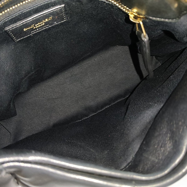 PUFFER Small Quilted Lambskin Black