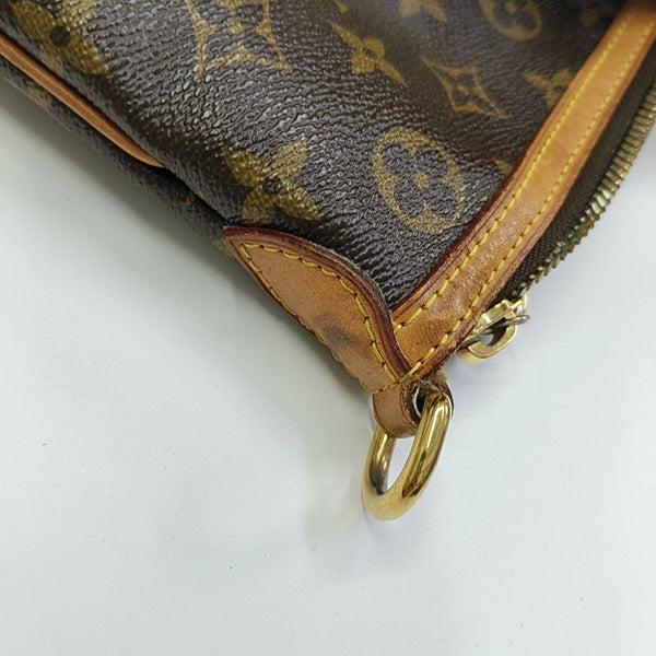 PALERMO PM Monogram Coated Canvas Brown