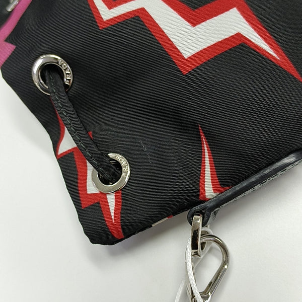 Nylon Top Handle Bag Black