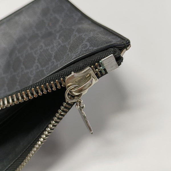 Courrier Monogram Coated Canvas Black