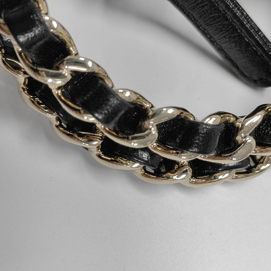 24B Small Quilted Lambskin Black